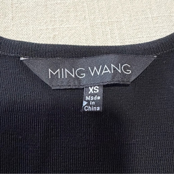Ming Wang Classic Black Midi Dress - Picture 2 of 7